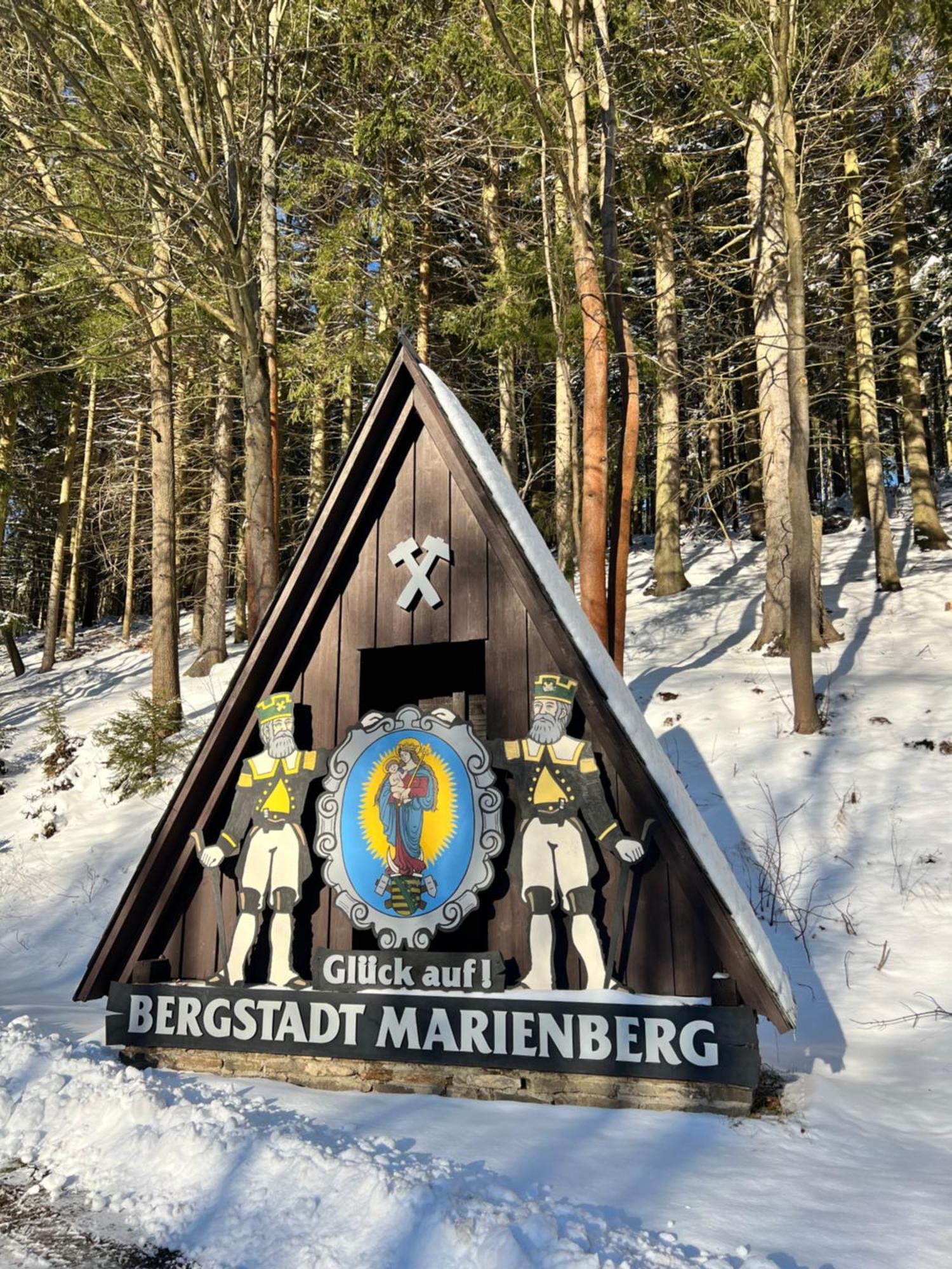 Urige Berghuette Mit Kamin Und Sauna Im Erzgebirge Nahe Schwarzwassertal Pobershau Exterior photo